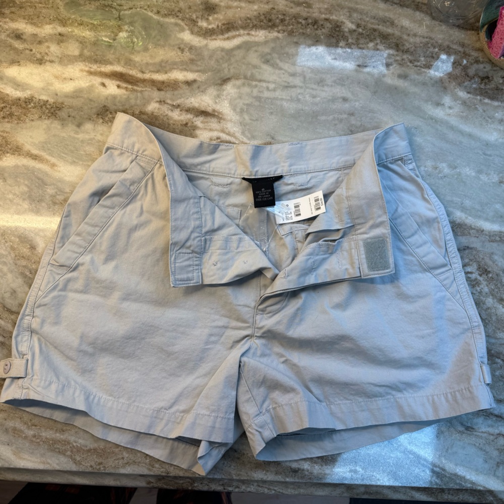 NWT! The Limited Ladies Sz 6 lightest grey khaki shorts, smoke free home!
